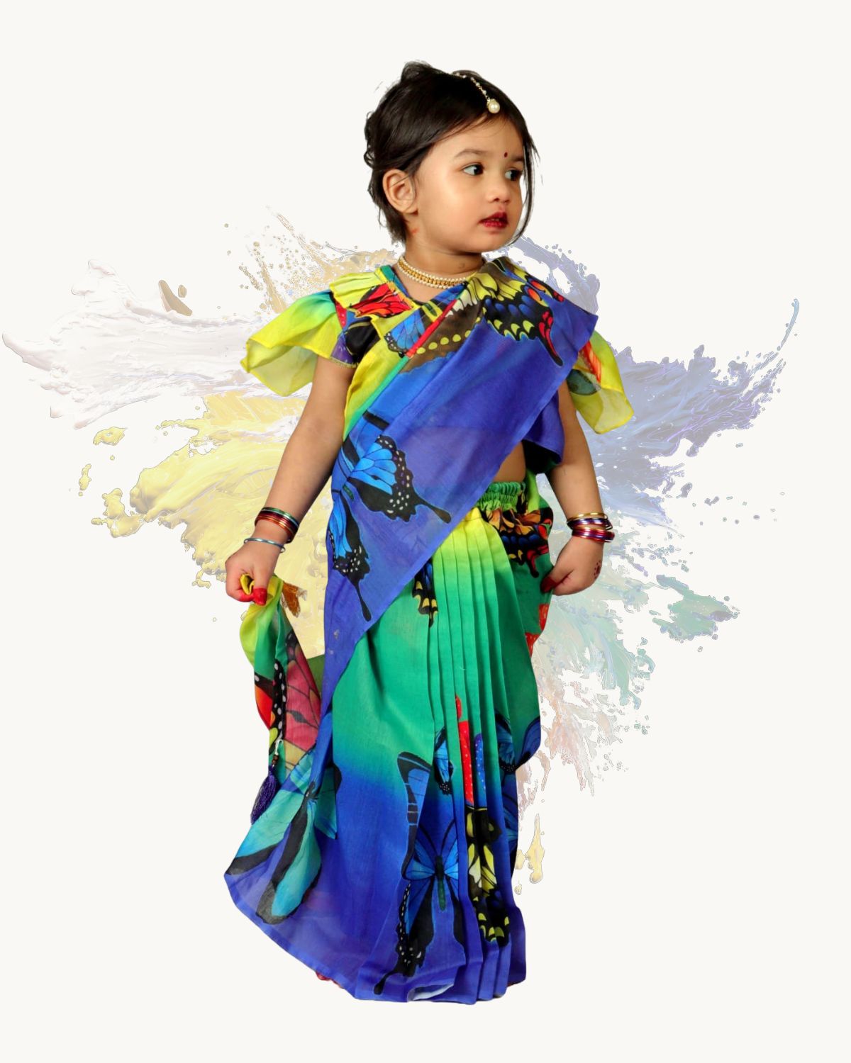 Multicolor Chanderi Silk - 1